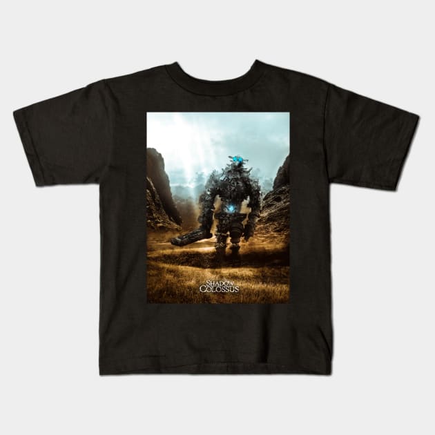 Shadow of the Colossus Kids T-Shirt by syanart